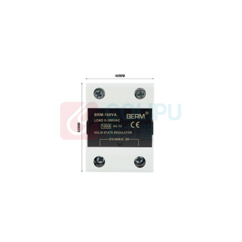BERM 单相VA固态继电器 BRM-100VA 电流:100A 控制端:470K-500K/Ω2W 负载端:24~480VAC