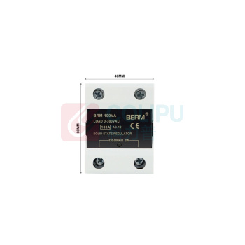 BERM 单相VA固态继电器 BRM-100VA 电流:100A 控制端:470K-500K/Ω2W 负载端:24~480VAC