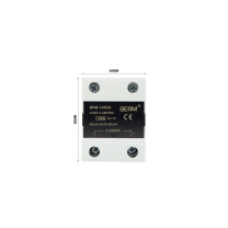 BERM 单相DD固态继电器 BRM-120DD 电流:120A 控制端:3~32VDC 负载端:5~220VDC