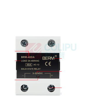 BERM 单相DD固态继电器 BRM-120DD 电流:120A 控制端:3~32VDC 负载端:5~220VDC