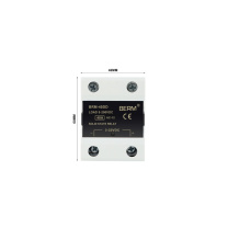BERM 单相DD固态继电器 BRM-40DD 电流:40A 控制端:3~32VDC 负载端:5~220VDC