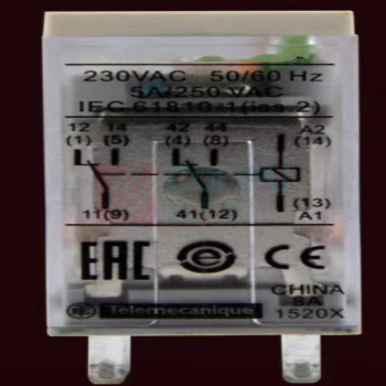 施耐德 Schneider 继电器 线圈电压220V 2组触点RXN2LB2P7 
