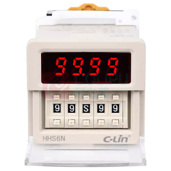 欣灵 数显时间继电器 延时计时器 HHS6N 工作电压AC220V