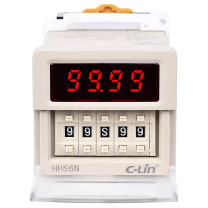 欣灵 数显时间继电器 延时计时器 HHS6N 工作电压AC220V