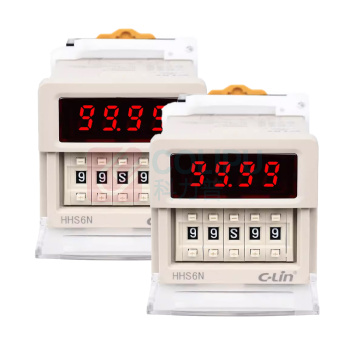 欣灵 数显时间继电器 延时计时器 HHS6N 工作电压AC220V