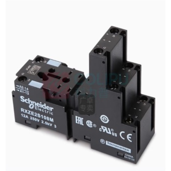 施耐德 Schneider 继电器分离式插座 RXZE2S108M 8脚 2NO+2NC 分离式底座