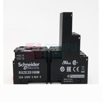 施耐德 Schneider 继电器分离式插座 RXZE2S108M 8脚 2NO+2NC 分离式底座