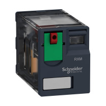 施耐德 Schneider 继电器 RXM4AB1P7 230VAC 6A 14脚 插拔式中间继电器 4CO