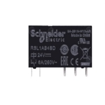 施耐德 Schneider 薄片式接口型中间继电器 RSL1AB4BD 6A 5脚 DC24V 