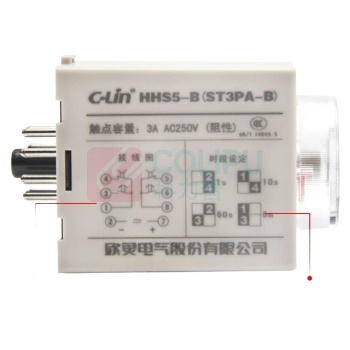 欣灵 时间继电器 HHS5-B(ST3PA-B) AC220v\0S-60S 改进型