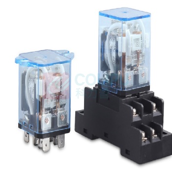 宁上 小型中间继电器 JQX-30F-2Z 电磁继电器开关AC24V AC220V直流8脚