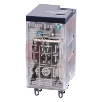 施耐德 Schneider 继电器 RXM2LB2BD 24VDC 5A/250VAC 8脚