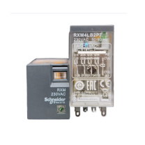 施耐德 Schneider 中间继电器 RXM4LB2P7 交流230V继电器 RXM230VAC中间继电器 14脚3