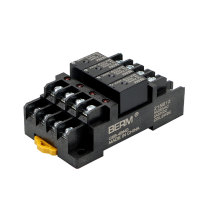 BERM 模组模块终端继电器 G6B-4BND 常开24V 4路常开 1174P 配底座 (白色)