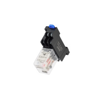 BERM 小型中间继电器 AC220V 带贝尔美底座