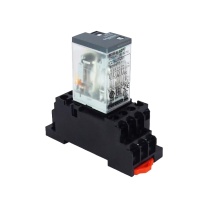 施耐德 Schneider 中间继电器+底座 RXM4LB2P7 220v+RXZE1M4C