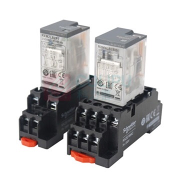 施耐德 Schneider 继电器 RXM2AB2BD+RXZE2S108M 8脚5ADC24V