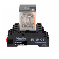 施耐德 Schneider 中间继电器 RXM4LB2P7 AC220V 3A/4a4b 带底座 