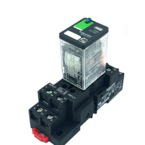施耐德 Schneider 中间继电器(含底座) RPM22BD继电器套装 (2开2闭15A)宽8脚DC24V 