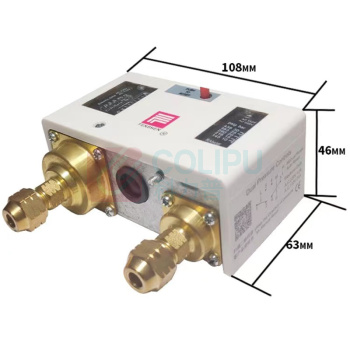 丹佛斯 压力控制器 P830HME H:5-30bar,手动L-0.5-6bar AC110V 24A AC220V 16A 