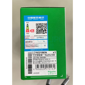 施耐德 Schneider 接触器 LC1-N3210M5N 进线电压380V、线圈电压220V