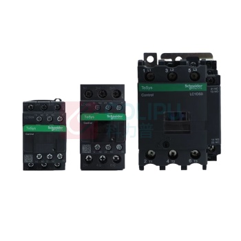 施耐德 Schneider 接触器 LC1D128FD 进口TeSys D系列四极接触器 12A 110VDC