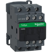 施耐德 Schneider 交流接触器 LC1-D18F7C 380V TeSys D系列三极交流接触器 18A 110V 50/60Hz