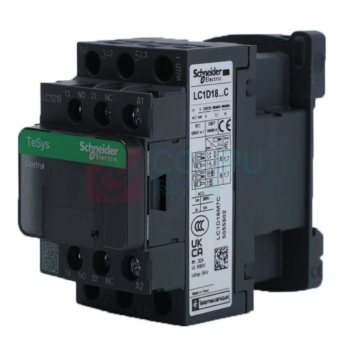 施耐德 Schneider 交流接触器 LC1-D18F7C 380V TeSys D系列三极交流接触器 18A 110V 50/60Hz