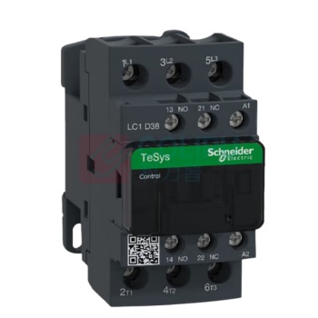施耐德 Schneider 交流接触器 LC1D50Q7C 50A 三极接触器 线圈电压AC380V一开一闭50/60Hz