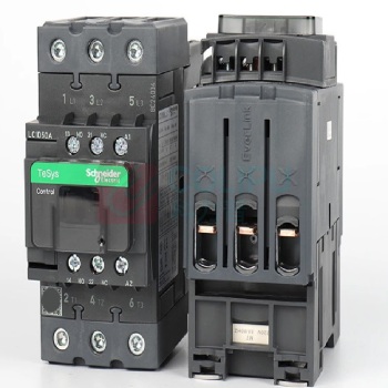 施耐德 Schneider 交流接触器 LC1D50Q7C 50A 三极接触器 线圈电压AC380V一开一闭50/60Hz
