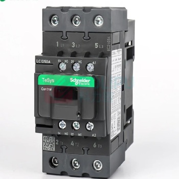 施耐德 Schneider 交流接触器 LC1D50Q7C 50A 三极接触器 线圈电压AC380V一开一闭50/60Hz