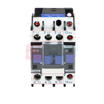 BERM CJX2交流接触器 CJX2-2510 线圈电压:220V 额定电流:25A 触点形式:3 主常开 + 1 常开辅助