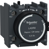 施耐德 Schneider 接触器延时模块 LADR0 接触器延时模块 断电延时 0.3-3秒