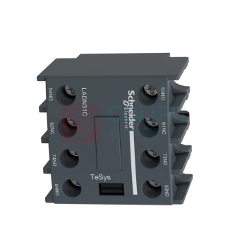 施耐德 Schneider TeSys接触器辅助触点模块 3NO+1NC LADN31C