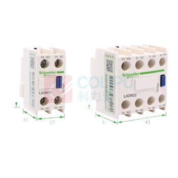 施耐德 Schneider 接触器辅助触点模块 LADN40C 4常开