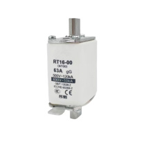 茗熔 熔断器 RT16-00 63A , 690V-50KA, 尺寸 78.5*30*58