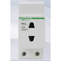 施耐德 Schneider 导轨插座 EA9XN210 2P 10A (白色)