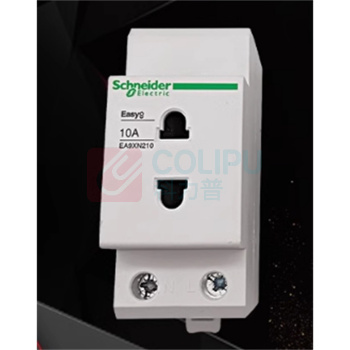 施耐德 Schneider 导轨插座 EA9XN210 2P 10A (白色)