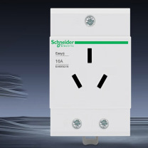 施耐德 Schneider 导轨插座 EA9XN316 2P+E 16A (白色)