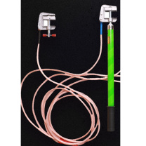 骏安 接地线套装 JDX-NS-0.4kV 平口螺旋式 25mm²软铜线 三相 每相≥1米 总接地线≥5米 配接地夹(80mm)