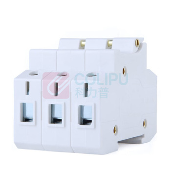 天正 电气保险丝熔断器 3P/RT18-63X 配50A芯