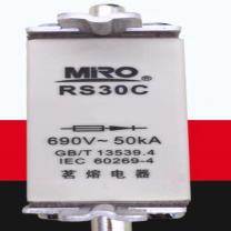 茗熔 快速熔断器 RS30C-63A 方管型 