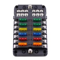 正熔 带灯保险丝座盒 ZR12+LED