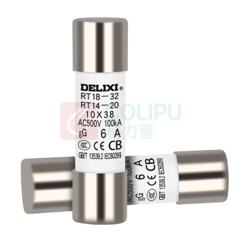 德力西电气 DELIXI ELECTRIC RT18熔断芯 RT1418M1038T6 RT14(RT18) 6A Φ10X38