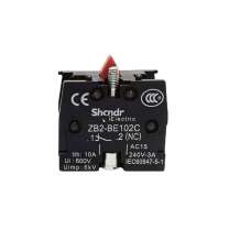 施耐德 Schneider 按钮开关 ZB2-BE102C 1~2 NC 220V 3A 颜色:无色