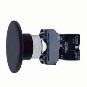 施耐德 Schneider 蘑菇头灯钮头 ZB2BR2C 60mm (黑色)