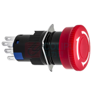 璐克斯 急停按钮 LA16-22ZS/B 6脚 货期15天