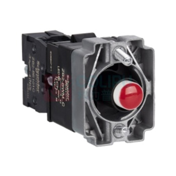 施耐德 Schneider 按钮开关 ZB2BWM41C+ZB2BE101C 220V (红色)