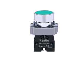 施耐德电气 Schneider Electric 金属平头按钮开关 XB2BA31C (绿色)