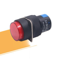 HXL 自复位带灯平头按钮开关 A039679 AC220V (红色)